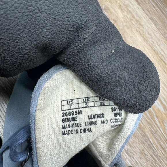 Timberland Brattle Hiker Blue Suede Ankle Boot Women's Size 7 - Picture 7 of 9